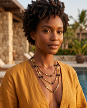 Load image into Gallery viewer, Zion Layered beaded necklace
