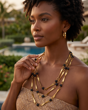 Load image into Gallery viewer, Zion Layered beaded necklace
