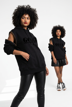 Load image into Gallery viewer, G.O.A.T (God over all things) Zippered hoodie/sweatshirt
